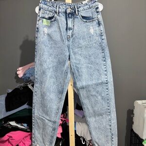 SHEIN Blue Denim Jeans